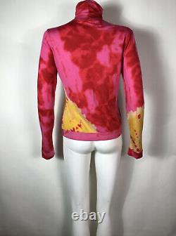 Rare Vtg Christian Dior by John Galliano Pink Tie Dye Knit Top S AW2003