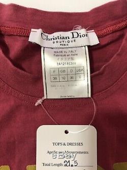 Rare Vtg Christian Dior by John Galliano Tank Top S