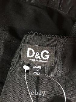 Rare Vtg Dolce & Gabbana D&G Black Corset Top S