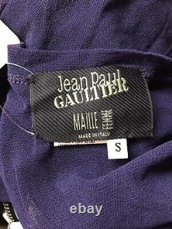 Rare Vtg Jean Paul Gaultier Purple Mesh Top S