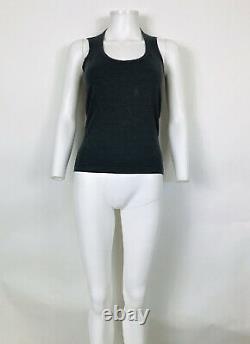 Rare Vtg Maison Martin Margiela Dark Gray'flat' Collection Cutout Top S 1998