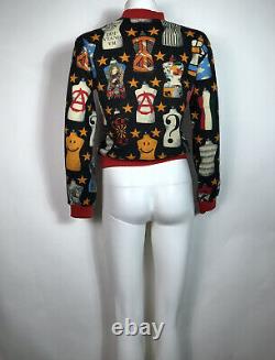 Rare Vtg Moschino Peace Dress Form Sweater Top S
