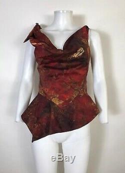 Rare Vtg Vivienne Westwood Anglomania Corset Style Top S