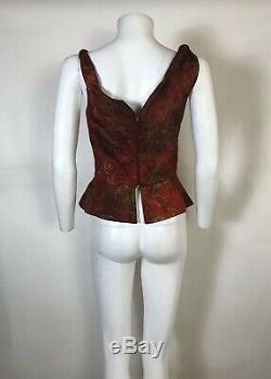 Rare Vtg Vivienne Westwood Anglomania Corset Style Top S