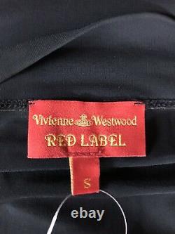 Rare Vtg Vivienne Westwood Black Drape Top S