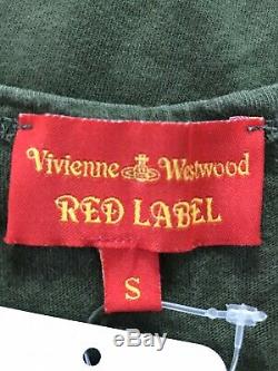 Rare Vtg Vivienne Westwood Green Orb Logo Tank Top S