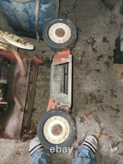 Rare vintage jacobsen Niwer Deck engine 2 Stroke Orange Super Rare Usa