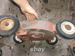 Rare vintage jacobsen Niwer Deck engine 2 Stroke Orange Super Rare Usa
