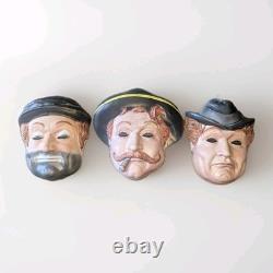 Red Skelton Halloween Mask Costume 1960's Lot Of 3 Super Rare Vintage