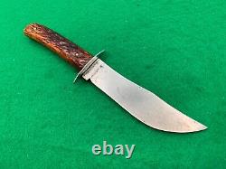 Remington Knife Perfect Bone Rh4 (super Rare With Guard) Vintage Sheath