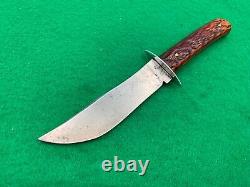 Remington Knife Perfect Bone Rh4 (super Rare With Guard) Vintage Sheath