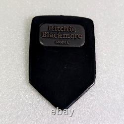 Ritchie Blackmore Model Guitar Pick Black Japan Super Rare Vintage 80s