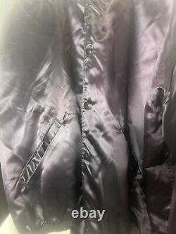 Rolling Stones Vintage XL Dice Satin Jacket 1972 World Tour Super Rare Preowned