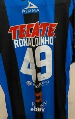 Ronaldinho SUPER RARE Queretaro Brazil Vintage Jersey 2014 Size L Shirt Soccer