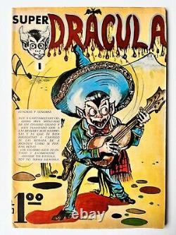 SUPER DRACULA #1 Rare Vintage Horror Comic Publicaciones Modernas Mexico 1966