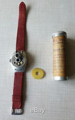 SUPER RARE 1949 Vintage Steineck A-B-C Subminiature Watch Spy Camera