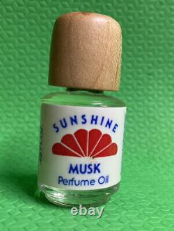 SUPER RARE! 1970's Vintage SUNSHINE PRODUCTS Musk PERFUME OIL 7.5ml HTF NEW