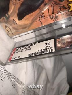 SUPER RARE 1981 Original Vintage Carded Gabriel ZORRO & TEMPEST TWO PACK AFA 70