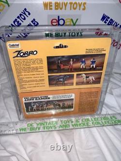 SUPER RARE 1981 Original Vintage Carded Gabriel ZORRO & TEMPEST TWO PACK AFA 70