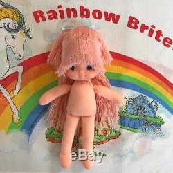 SUPER RARE 1983 RAINBOW BRITE DRESS UP MOONGLOW DOLL Made in China By Mattel