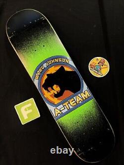 SUPER RARE 1997 Marc Johnson A Team Skateboard Deck VINTAGE Rodney Mullen