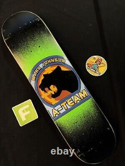 SUPER RARE 1997 Marc Johnson A Team Skateboard Deck VINTAGE Rodney Mullen