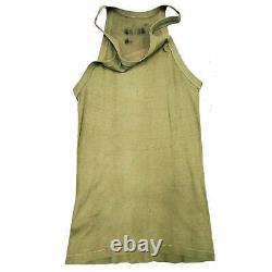 SUPER RARE Authentic Vintage STENCIL STAMPED Military Army Tank Top T-Shirt