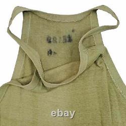 SUPER RARE Authentic Vintage STENCIL STAMPED Military Army Tank Top T-Shirt