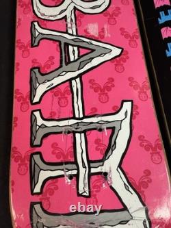SUPER RARE Bam Margera 2002 HIM Pink Element Skateboard Deck Lot Of 2 VINTAGE
