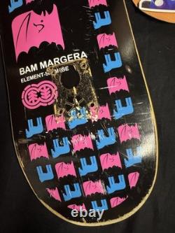 SUPER RARE Bam Margera 2002 HIM Pink Element Skateboard Deck Lot Of 2 VINTAGE