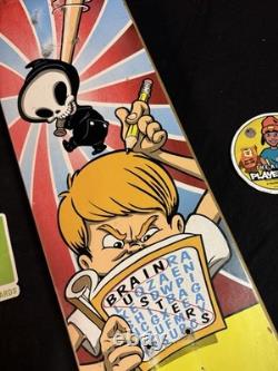 SUPER RARE Blind Reaper 1999 Brainbusters Screened Skateboard Deck VINTAGE