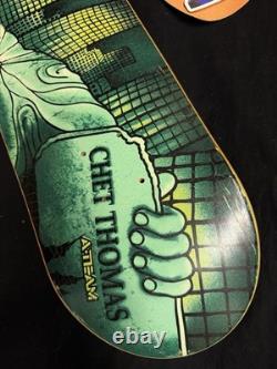 SUPER RARE Chet Thomas 1999 NY Statue Of Liberty A TEAM Skateboard Deck VINTAGE