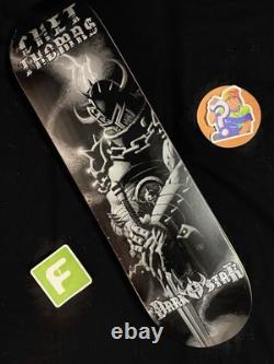 SUPER RARE Darkstar Chet Thomas Warrior Portrait Art Skateboard Deck VINTAGE