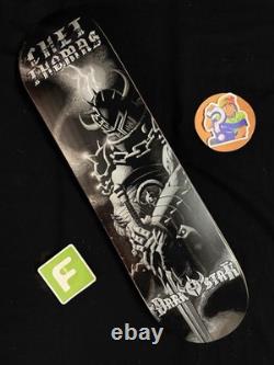 SUPER RARE Darkstar Chet Thomas Warrior Portrait Art Skateboard Deck VINTAGE