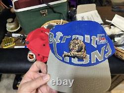 SUPER RARE! Detroit lions football vintage nfl pro line NFL Hat