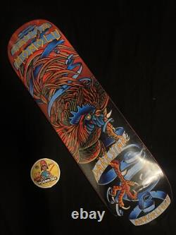 SUPER RARE Galiea Momolu Traditional Rooster Darkstar Skateboard Deck VINTAGE
