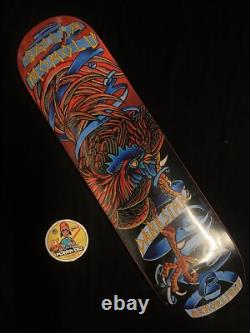 SUPER RARE Galiea Momolu Traditional Rooster Darkstar Skateboard Deck VINTAGE