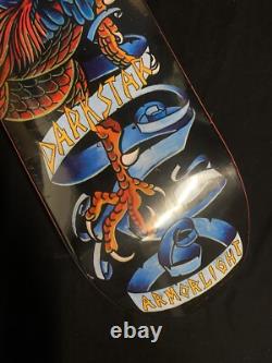SUPER RARE Galiea Momolu Traditional Rooster Darkstar Skateboard Deck VINTAGE