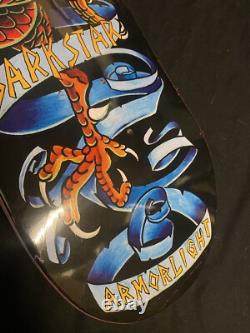 SUPER RARE Galiea Momolu Traditional Rooster Darkstar Skateboard Deck VINTAGE