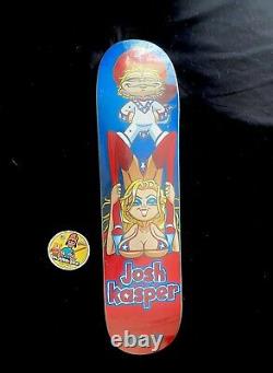 SUPER RARE Josh Kasper Evil Knievel Blind Skateboard Deck Pro Model VINTAGE