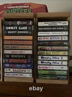 SUPER RARE Lot of 24 Vintage BASS cassette Collection Hip Hop Rap 1990s tapes