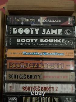 SUPER RARE Lot of 24 Vintage BASS cassette Collection Hip Hop Rap 1990s tapes