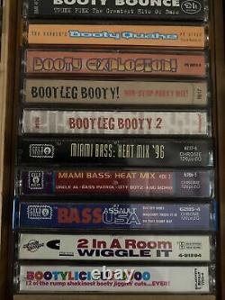 SUPER RARE Lot of 24 Vintage BASS cassette Collection Hip Hop Rap 1990s tapes