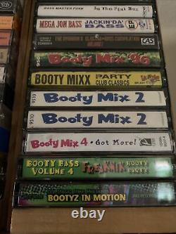 SUPER RARE Lot of 24 Vintage BASS cassette Collection Hip Hop Rap 1990s tapes