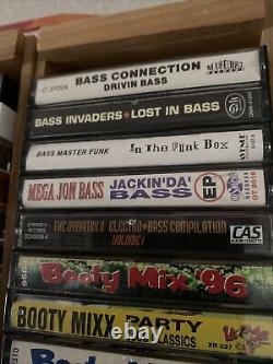 SUPER RARE Lot of 24 Vintage BASS cassette Collection Hip Hop Rap 1990s tapes