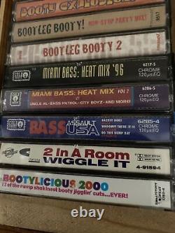 SUPER RARE Lot of 24 Vintage BASS cassette Collection Hip Hop Rap 1990s tapes