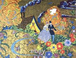 SUPER RARE Original Vintage 1929 Art Deco Jigsaw Puzzle- R R Heywood Litho 9