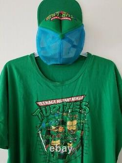 SUPER RARE TMNT (orig. XL 80s style) shirt & hat. Teenage Mutant Ninja Turtles