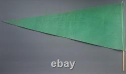 SUPER RARE VINTAGE 1960's Bart Starr CHAMPS Green Bay Packers Pennant with stick