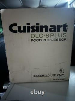 SUPER RARE VINTAGE 1984 Cuisinart DLC-8 PLUS Food Processor New Open Box